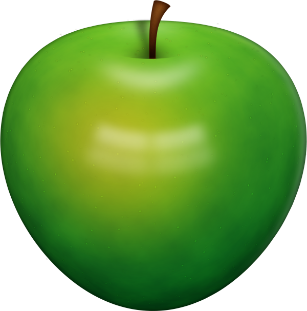 Green Apple Icon Clipart