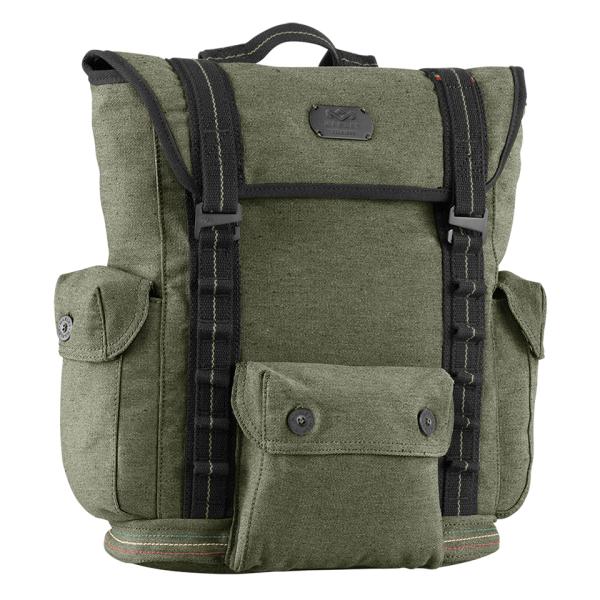 green cloth backpack free png download
