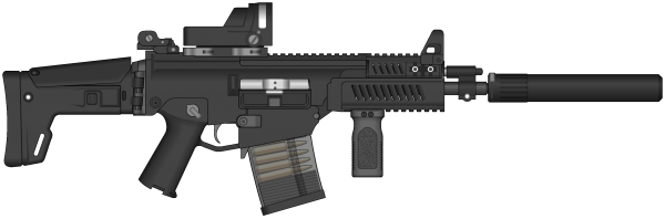 hd assault rifle free png