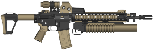 HD assault rifle png
