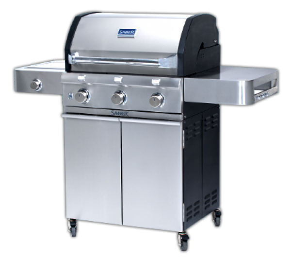 modern grill with timer