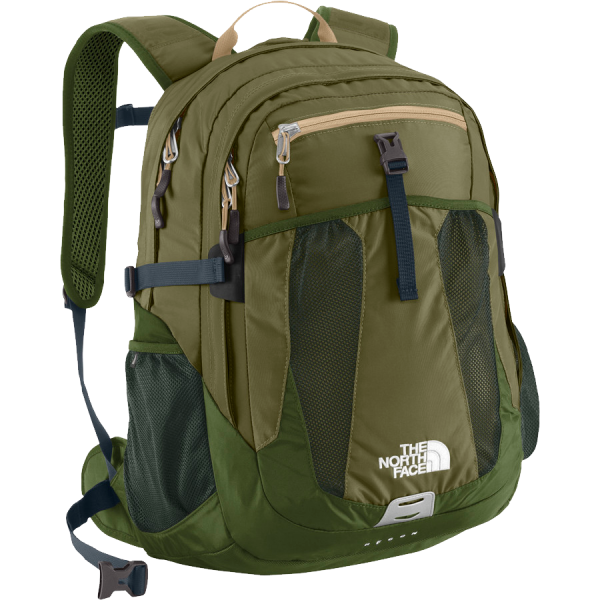 north face green backpack free png download