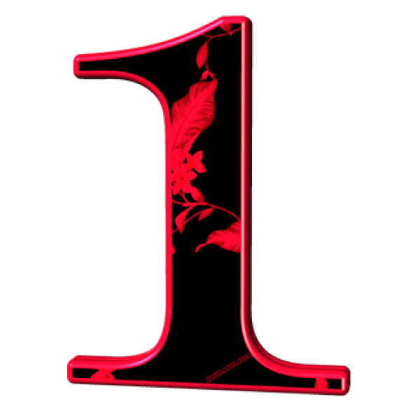 Number 1 PNG Free Download 13