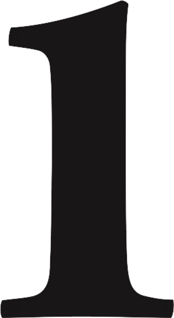 Number 1 PNG Free Download 7