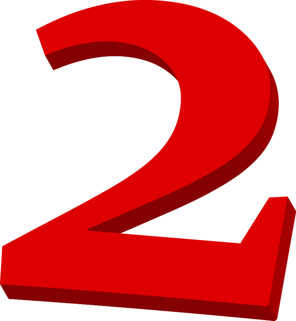 Number 2 PNG Free Download 13