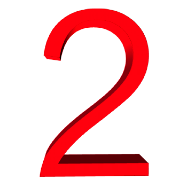 Number 2 PNG Free Download 22