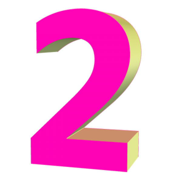 Number 2 PNG Free Download 24