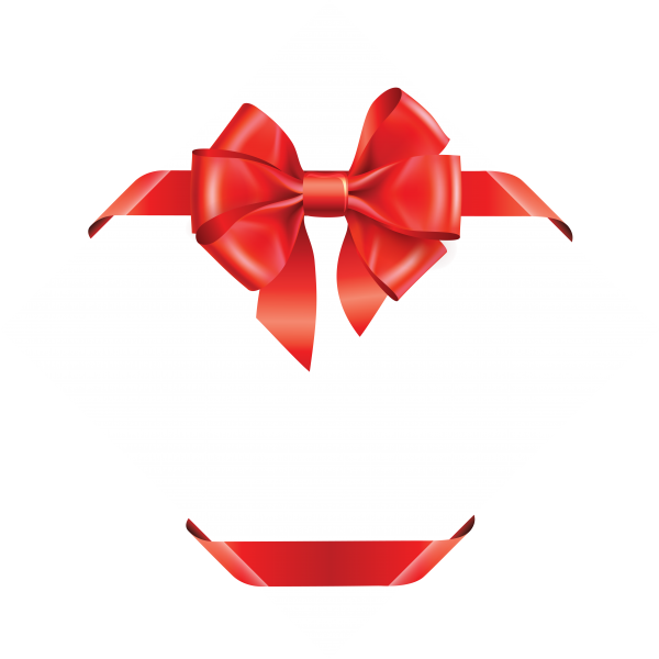 on card red ribbon free clipart download