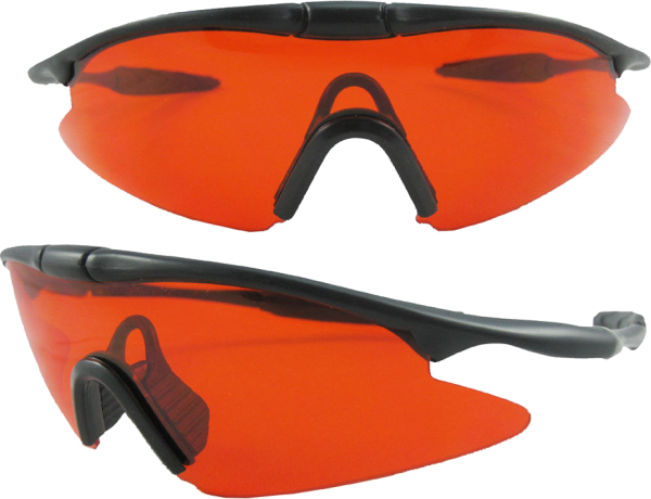 orange sunglass air tight glass