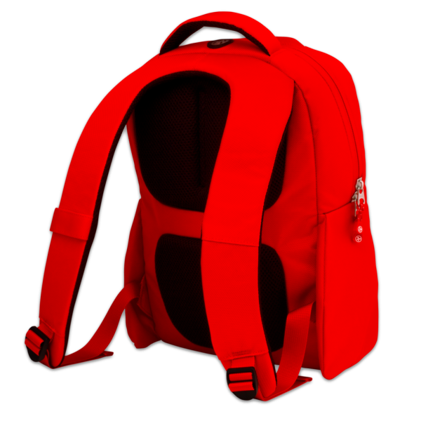 red fancy back backpack free png download