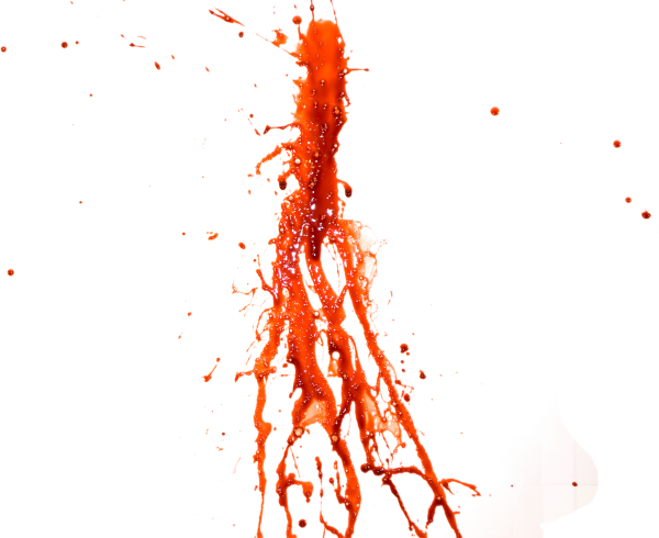 splashed on glass blood free png download