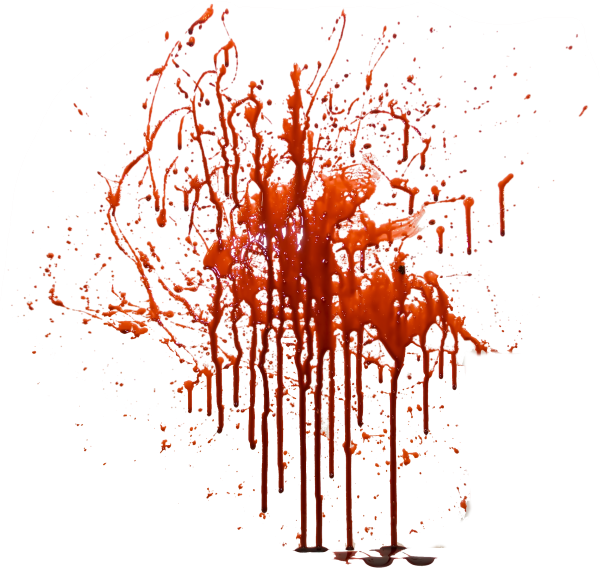 sprayed flowing blood free png download
