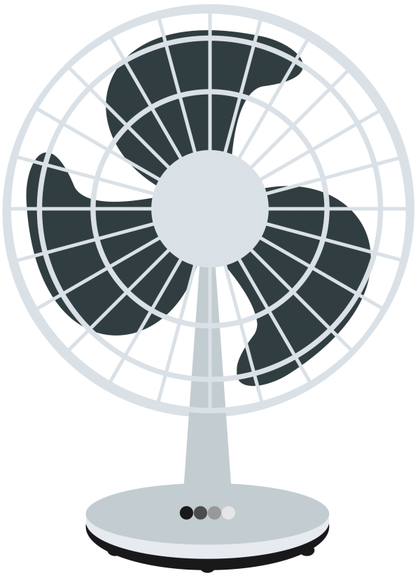 Table Fan Clipart Image