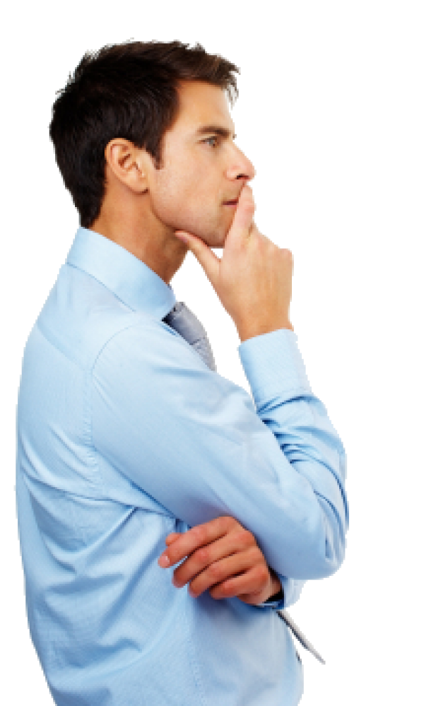 Thinking Man PNG Free Download 5