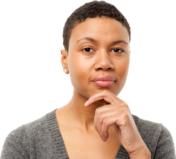 Thinking Woman PNG Free Download 19