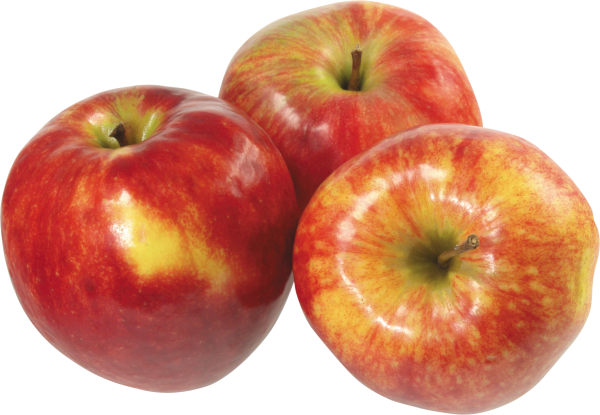 Three Red Apples Png