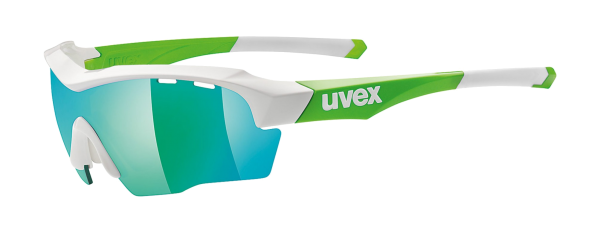 uvex blue and green frame sunglasses