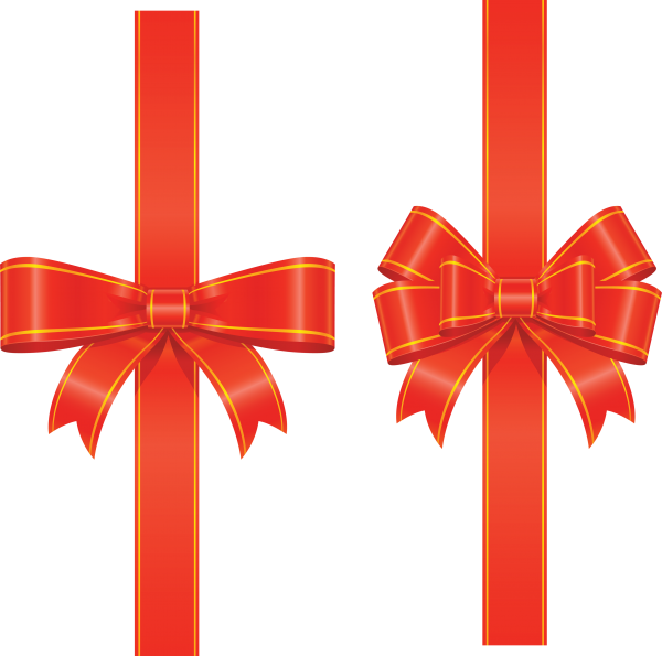 vertical red ribbon free clipart download