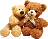 Two Cute Png Teddy Bears
