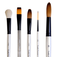 white shinny handle brush free png download