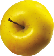 Yellow Apple Top View Png