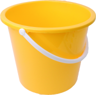 YELLOW BUCKET FREE PNG DOWNLOAD