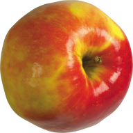 Yellowish Round Apple Png